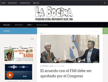 Tablet Screenshot of labocina.com.ar